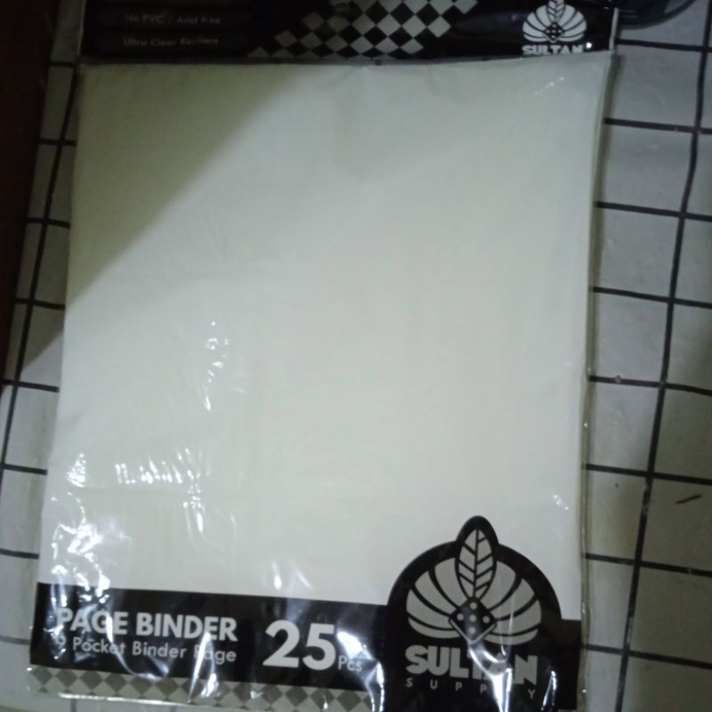 

page binder 25pcs sultan