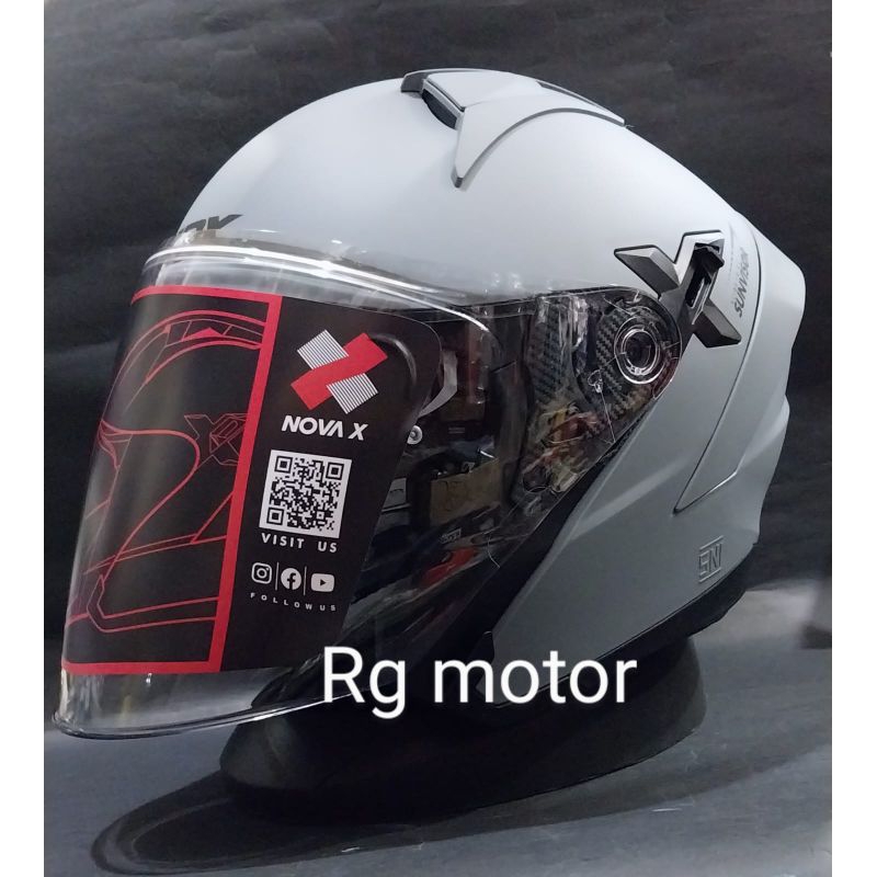 HELM JPX NOVA X V2 SOLID/HELM HALF FACE JPX