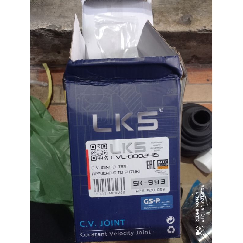 CV joint as roda luar Ertiga manuaL