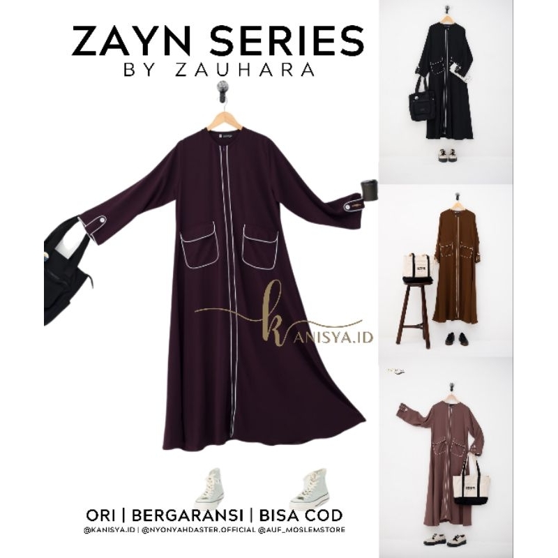 ABAYA ZAYN SERIES BY ZAUHARA