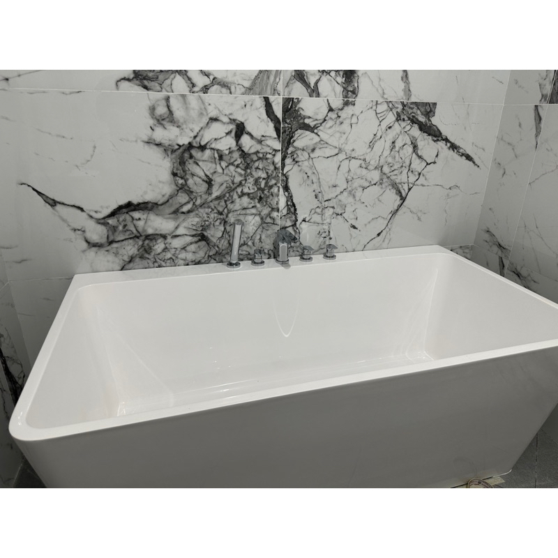 Bathtub Standing Shannon Marble putih