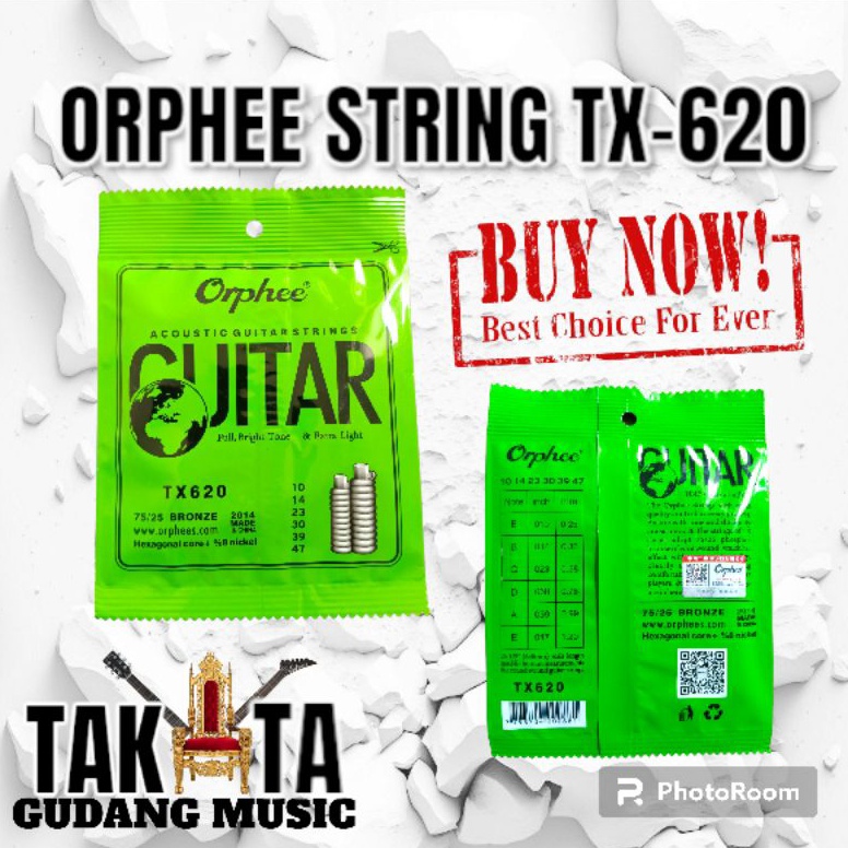 ❄️ READY STOK ❄️ Senar Gitar Orphee tx620 Senar Orphee Akustik 010 Orphee Acoustic 010