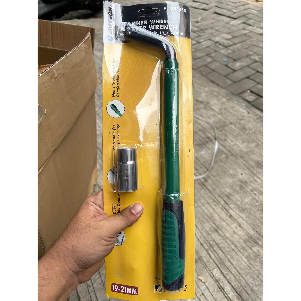 COD TEKIRO Kunci L Roda Pelek Ban Mobil Tarik Panjang Pendek 19 & 21 mm Universal