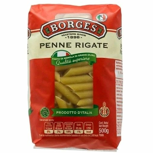 

BORGES Penne Rigate Pasta 500g