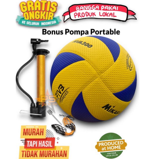 Bola Voli Murah Bonus Pompaan Bola Voly Mikasa Murah Bola Voli Anak Bola Volley Latihan