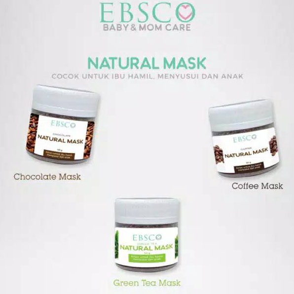 NATURAL MASK EBSCO - Lulur Badan Ibu Hamil, Menyusui & Anak