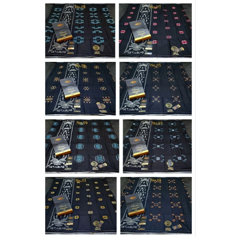 Sarung Ketjubung Cuci Gudang  Termurah Sarung Tenun Ketjubung Platinum Super Platinum Motif SPP