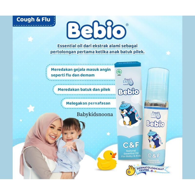 Bebio by fresh care essential oil 9ml - flu pilek batuk gatal perut kembung bayi anak