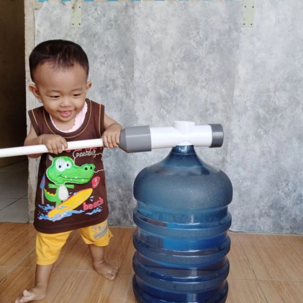 Baby Walker Pipa Paralon Kuat , Pushwalker Pipa Paralon , alat belajar jalan bayi murah . alat bantu