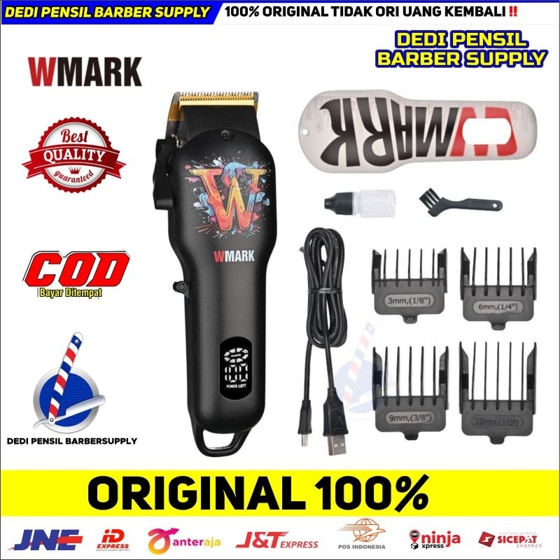 WMARK NG-123 RPM 7200 ORIGINAL ALAT CUKUR ELEKTRIK PANGKAS RAMBUT SALON BARBERSHOP