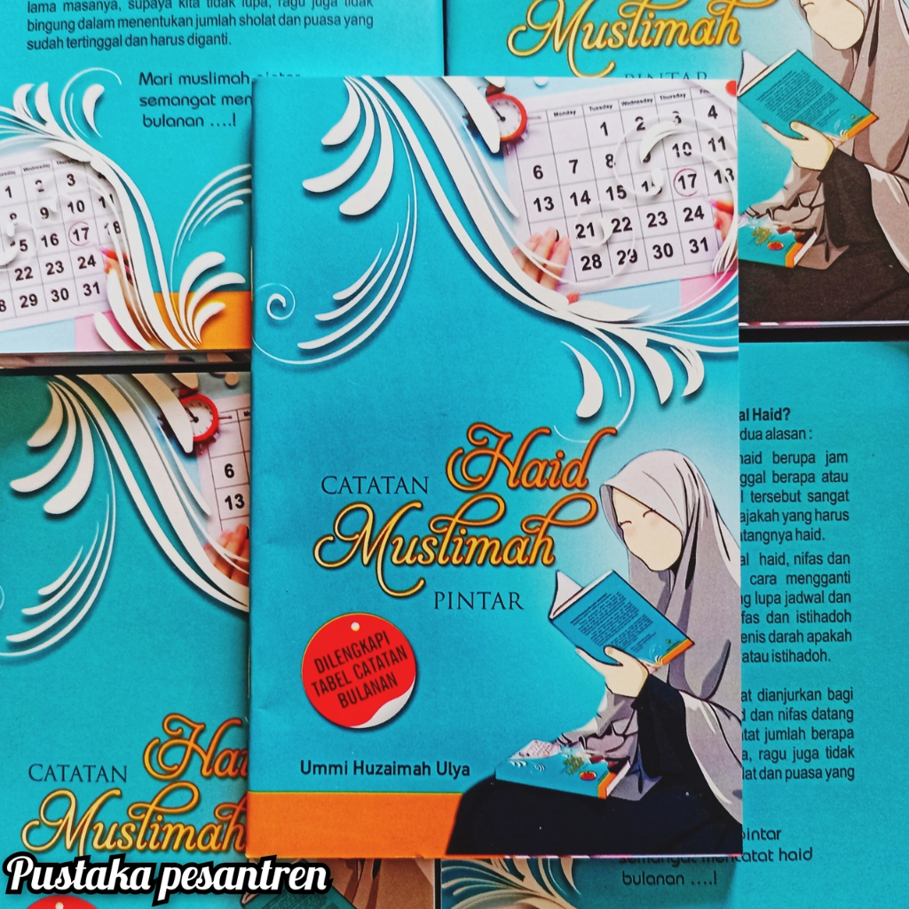 Buku Haid Catatan Haid Muslimah Pintar Dilengkapi Tabel Catatan Bulanan Ukuran Saku