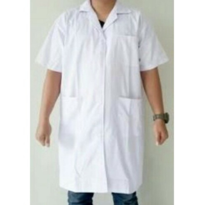 Jas Laboratorium Lengan Pendek