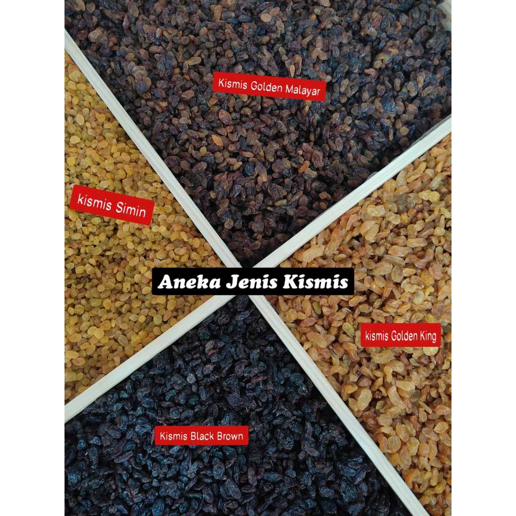 

kismis simin kismis golden raisin kismis sukan kemasan 1kg 1000gr
