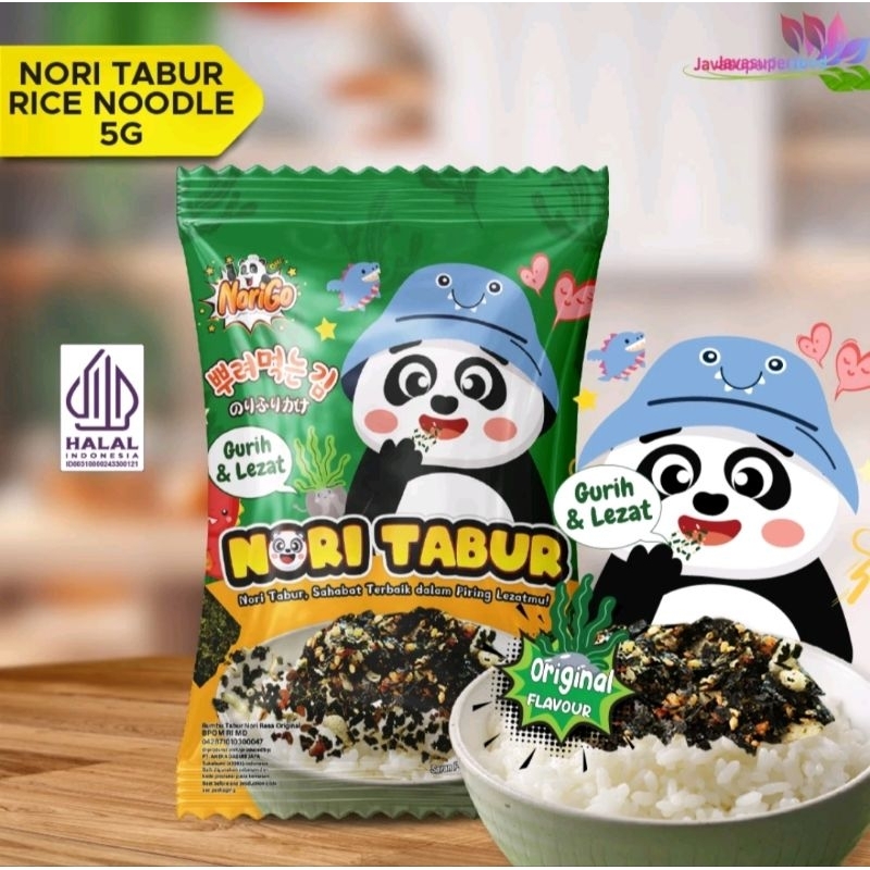 

Nori Tabur Rumput Laut Panggang Sachet (1PCS) 5g