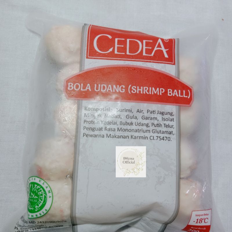 

CEDEA BOLA UDANG 200GR - SHRIMP BALL 200GR