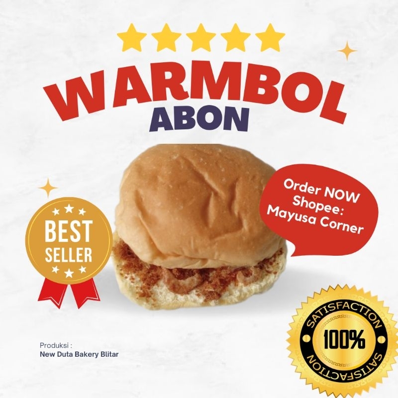 

NEW VARIAN !!! (8pc) WARMBOL ABON Premium by New Duta Bakery Blitar