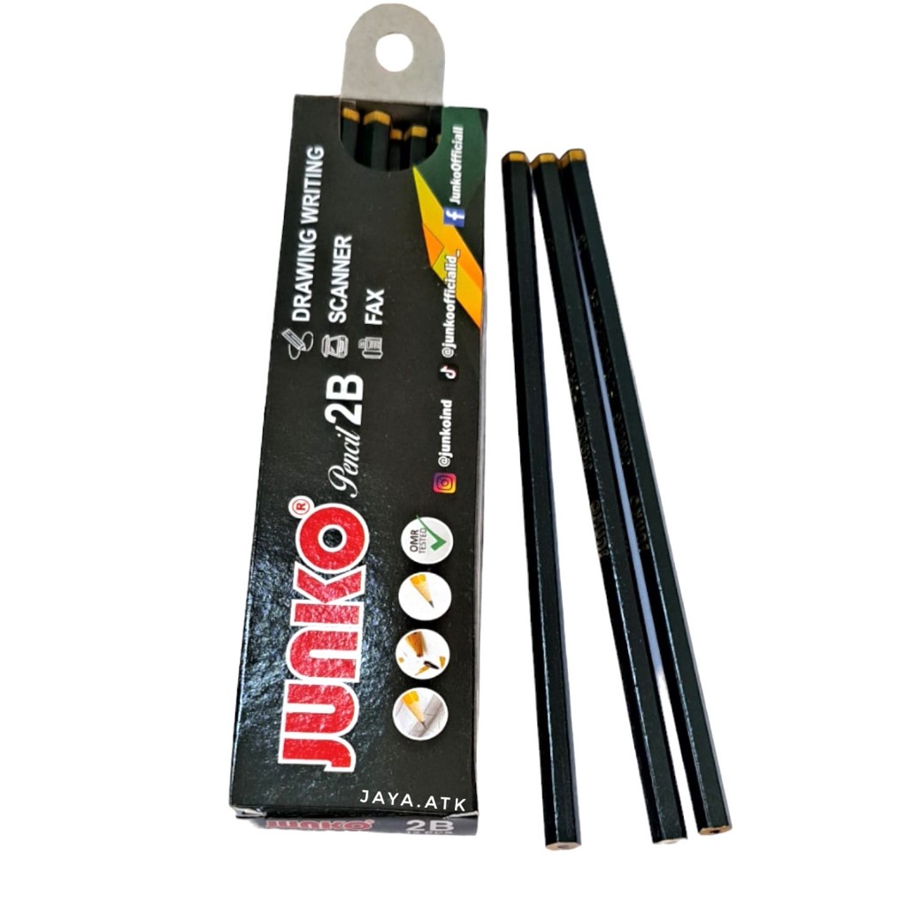 

PENSIL 2B JUNKO PENSIL KAYU SERUT ANAK SEKOLAH KOMPUTER MURAH