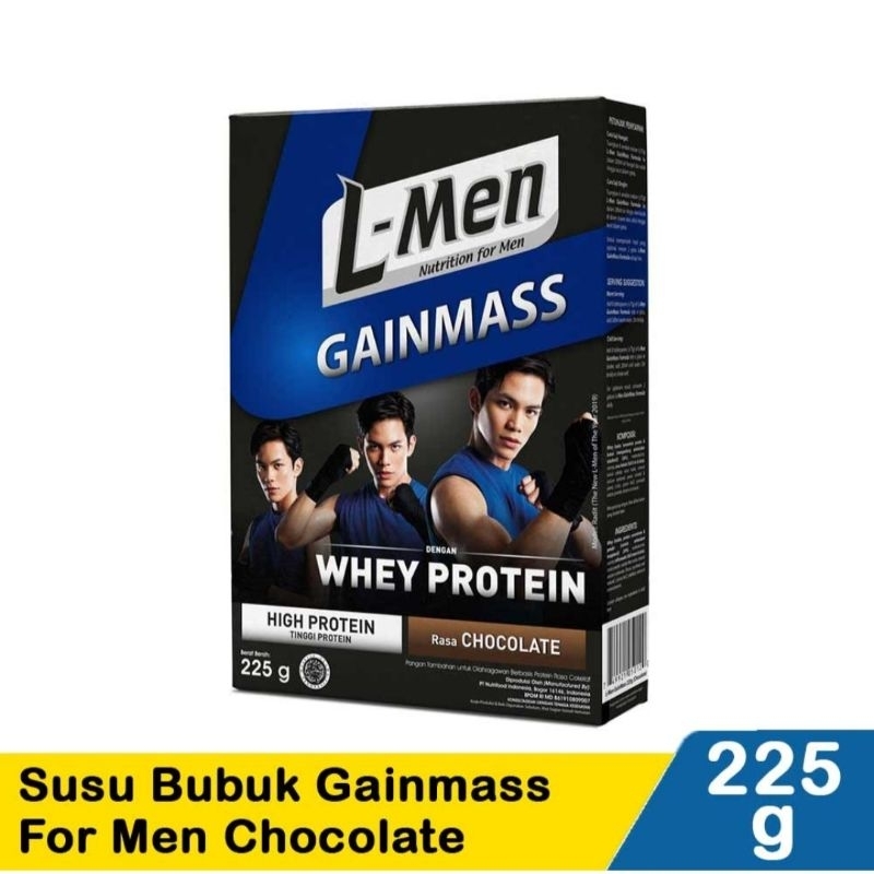 

Susu L-men Gainmass | Susu pertumbuhan otot tinggi protein 225gr