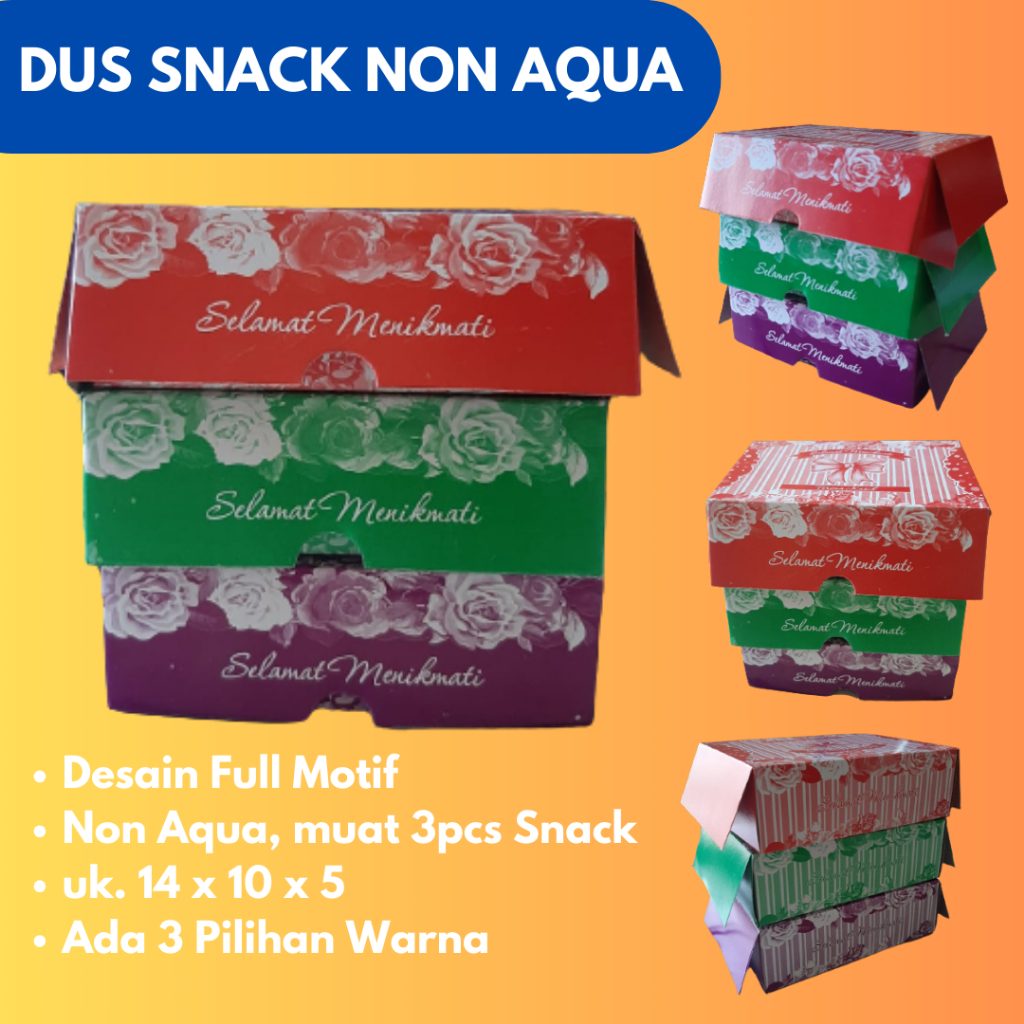 

DUS NON AQUA MOTIF BUNGA MAWAR PITA