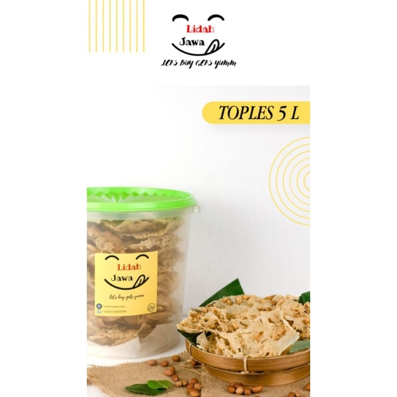 

Aneka Peyek berbagai varian topping
