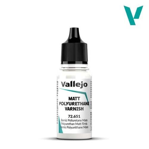 

Vallejo Game Color - Polyurethane Matt Varnish (18ml) | Vernis Pelindung dengan Hasil Akhir Matte
