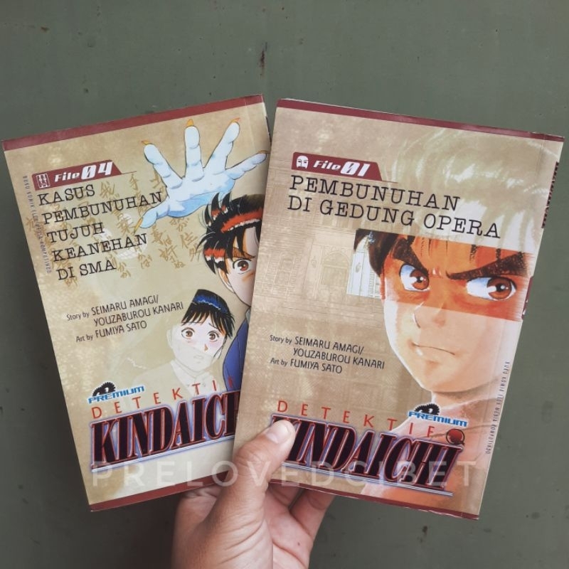 [PRELOVED] Komik Detektif Kindaichi - File 01 04 ORIGINAL / Komik Bekas / Komik Preloved