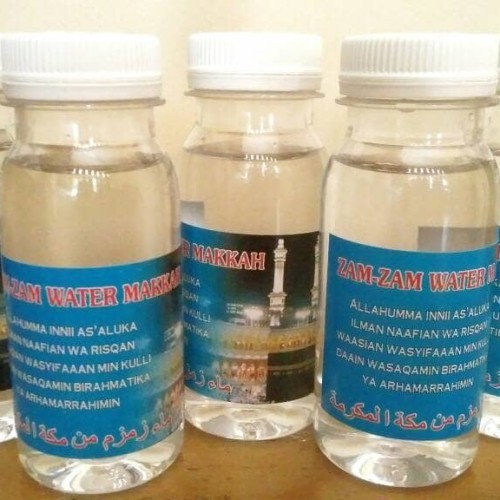 

Grosir Air Zam Zam Original 80ml Kemasan Botol Kecil Oleh Oleh haji/Oleh Oleh Umroh/Minuman kesehatan