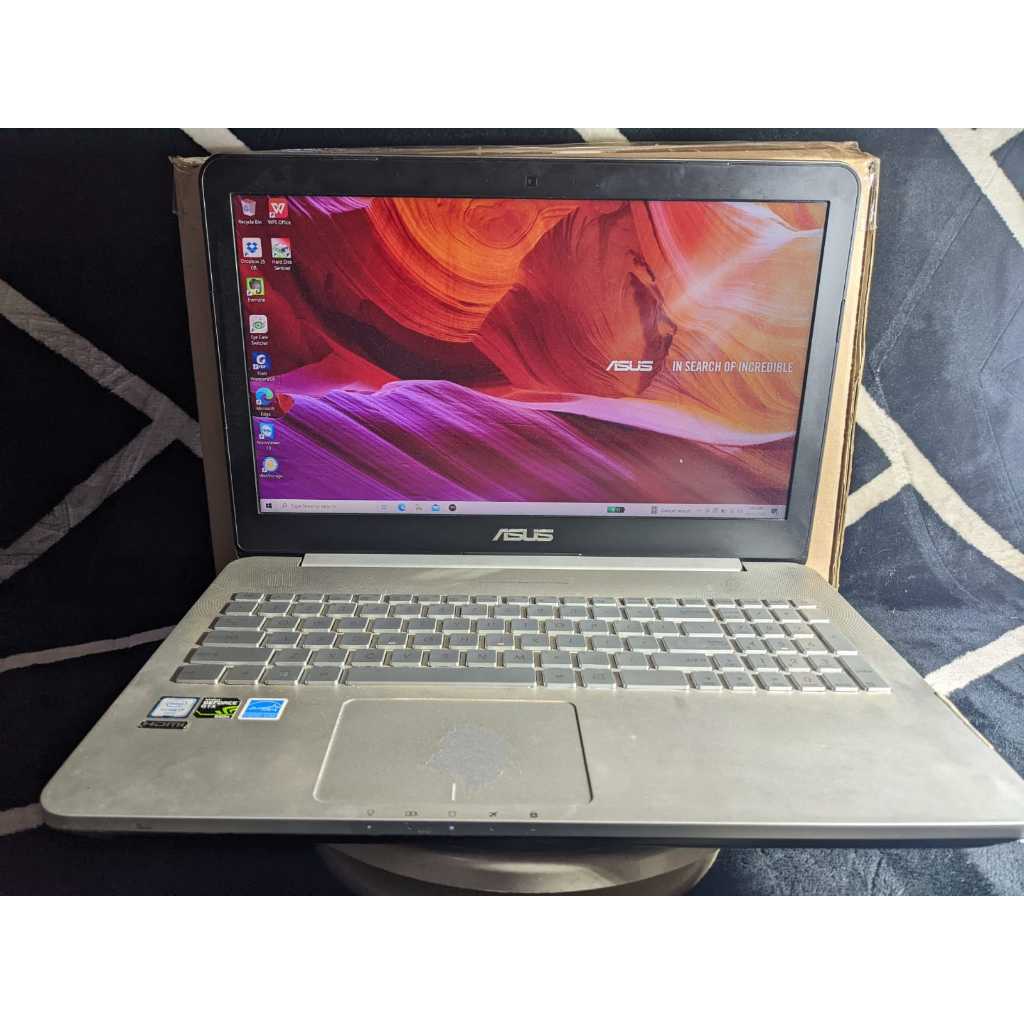 Laptop gaming Asus N552VX Core i7 6700HQ Nvidia GTX Backlight  Mulus Murah