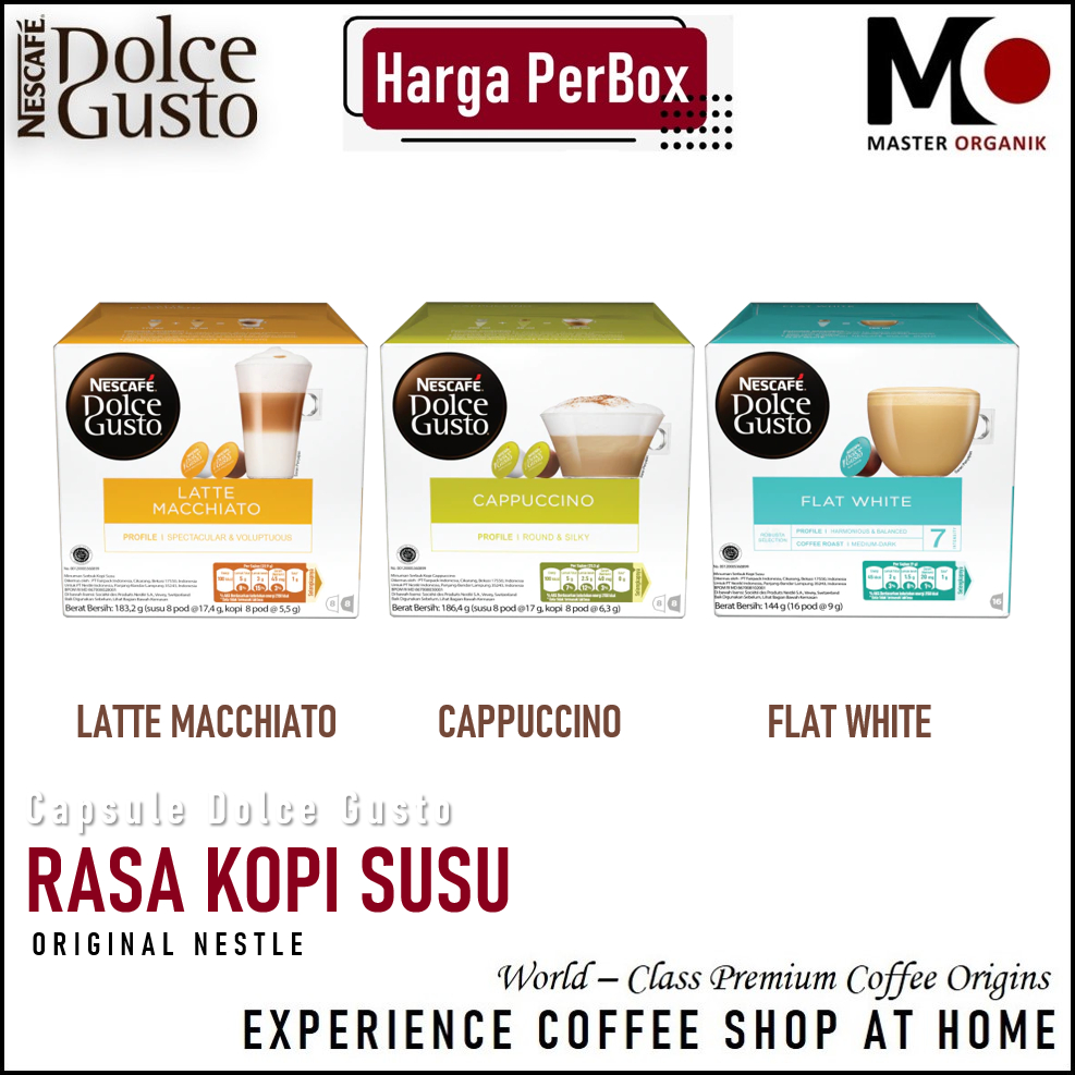 

Capsule Nescafe Dolce Gusto NDG Kopi Susu 1 Box Original Nestle