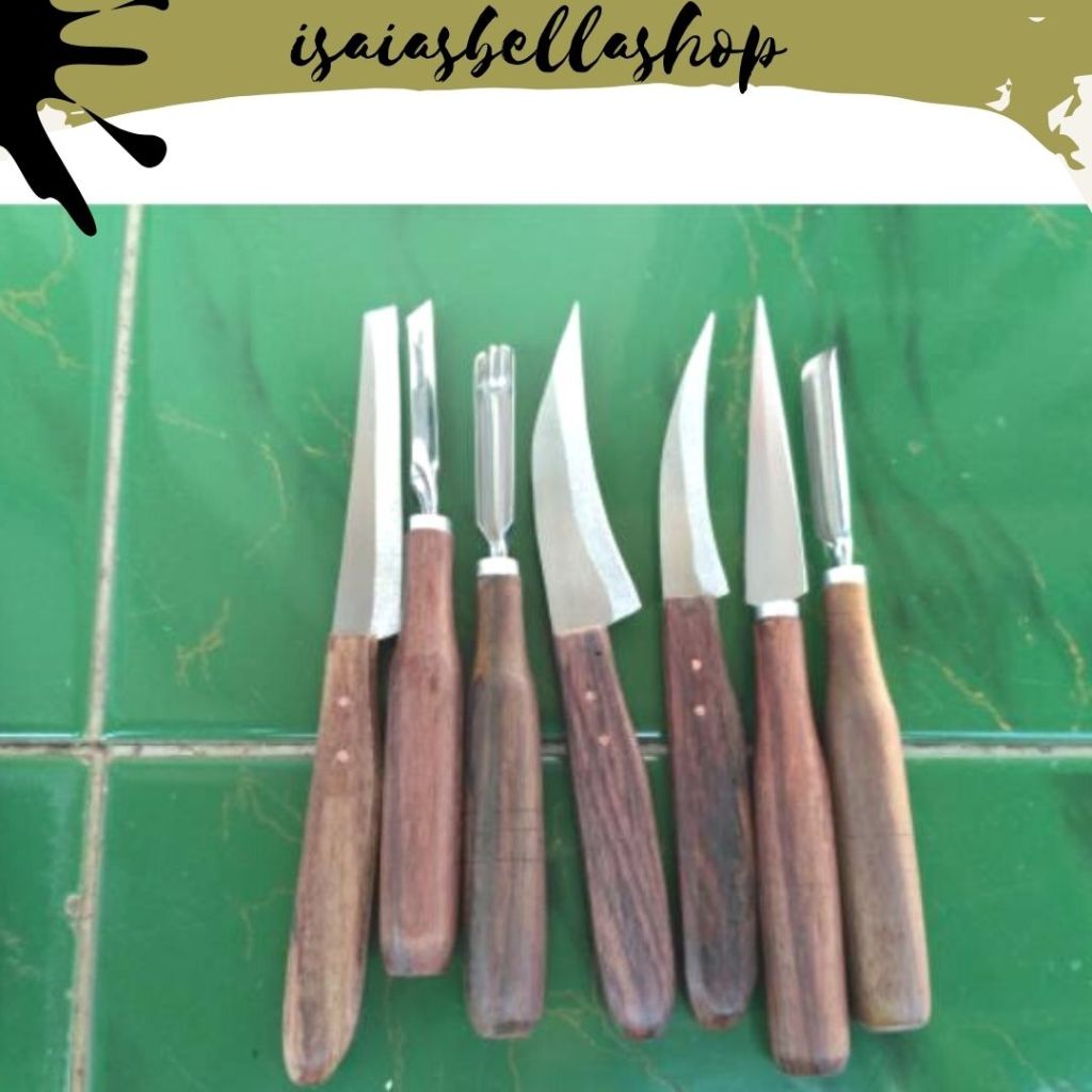 Promo pisau ukir buah/ carving/ garnish Pisau ukir buah dan sayur SATU SET PISAU GARNISH / PISAU UKI
