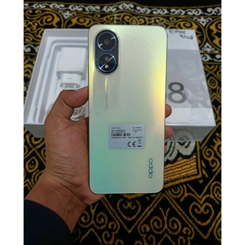 oppo a38 second kondisi mulus terawat