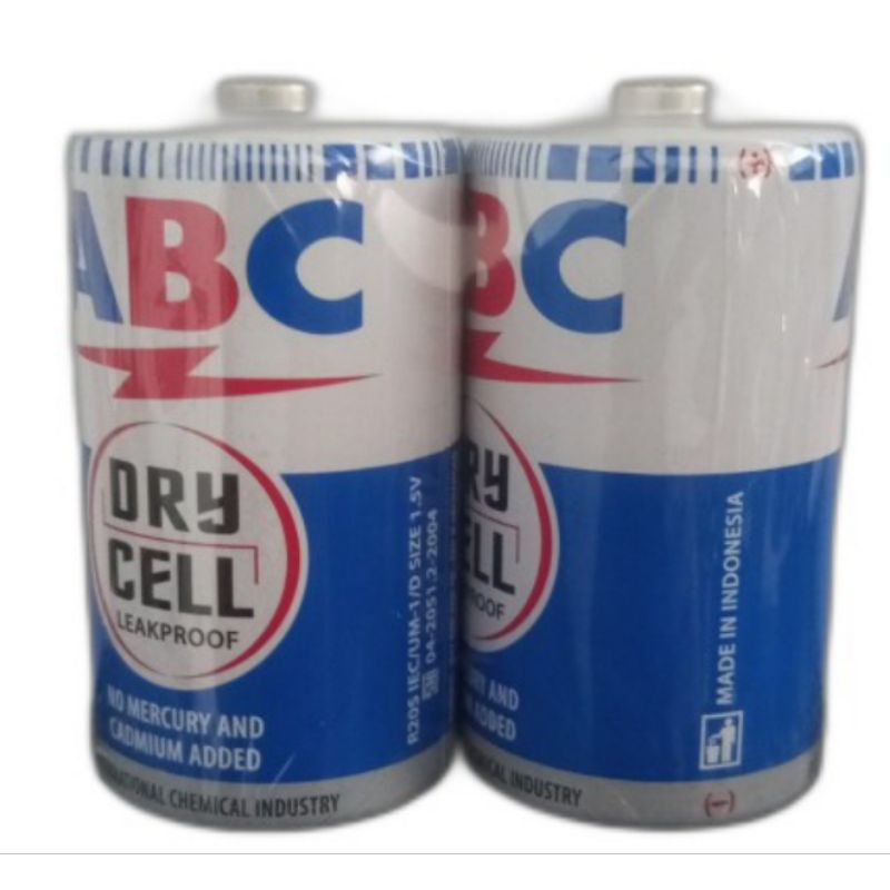 Baterai ABC Besar D Size R20S isi 2