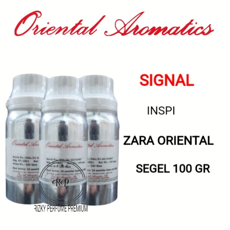 BIBIT PARFUM SIGNAL ORIENTAL INSPIRED ZARA ORIENTAL