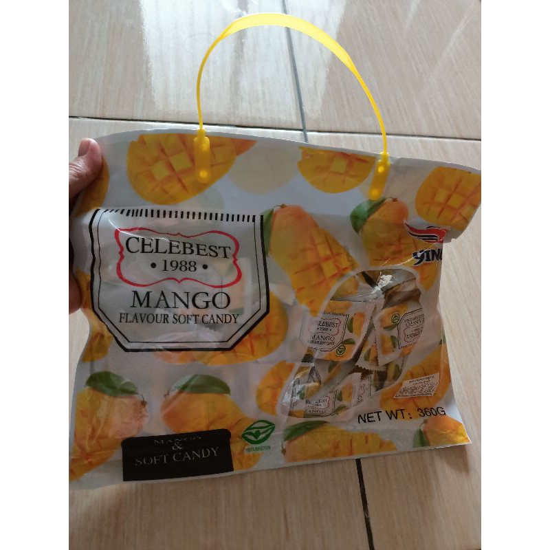 

Celebest MANGO flavour soft candy Jual ECER