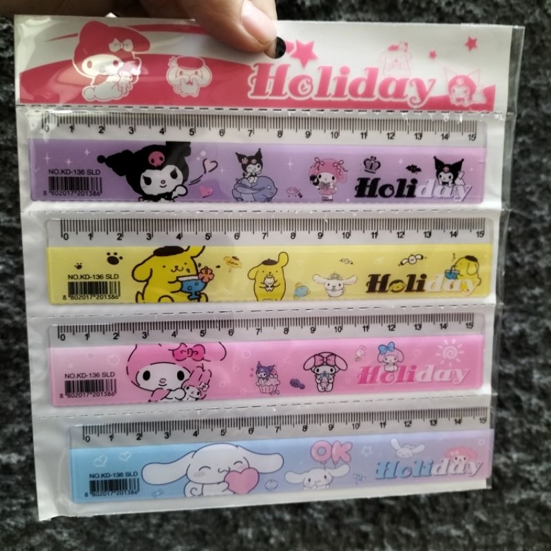 

[12PCS/ LUSIN] Garisan renteng 15cm/ FANCY AVENGER/ Garisan bahan tebal KD136V