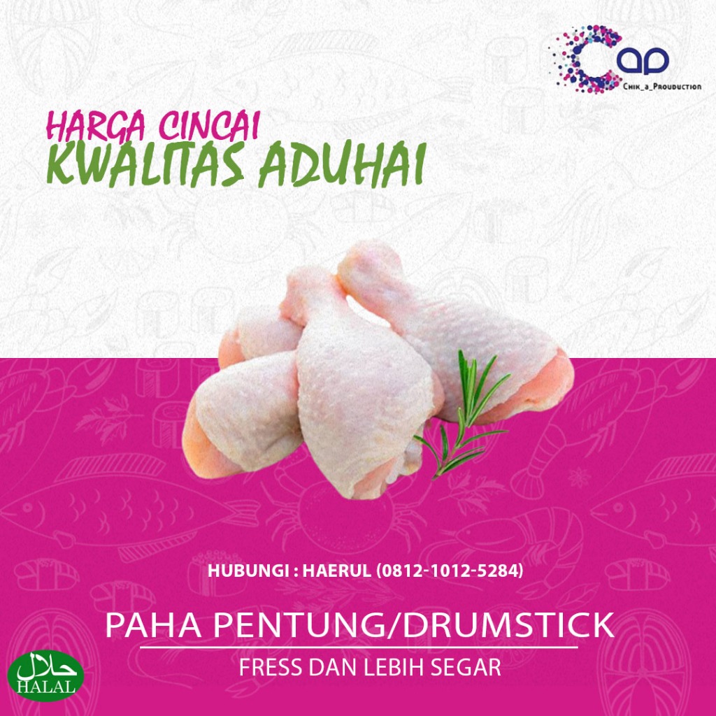 

Paha Bawah paha pentung drumstick Kualitas premium Grade A