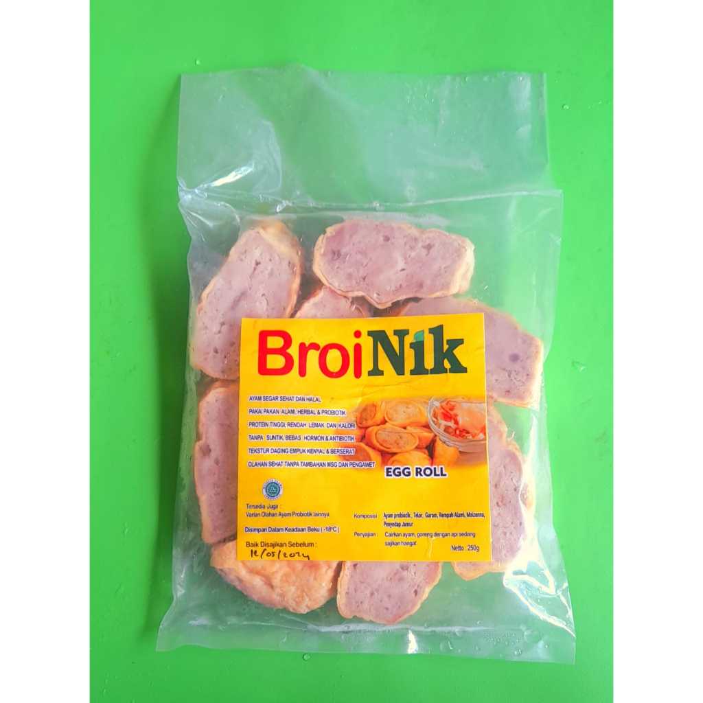 

Broinik Egg Roll Ayam Organik Gluten Free