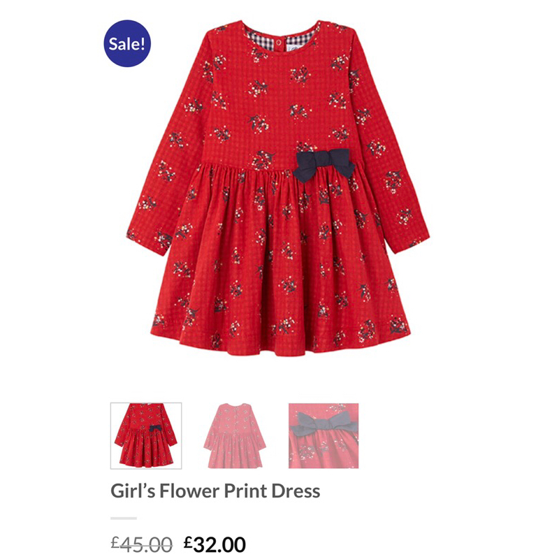 Preloved Petit Bateau Dress