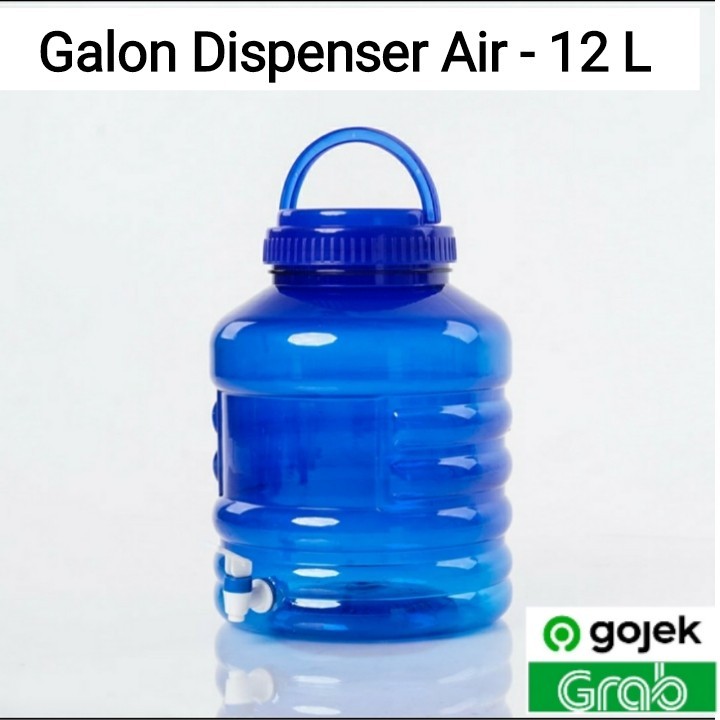 Galon Kran Air Dispenser Cuci Tangan Galon Minum Plastik 8L, 12 Liter, 19 Liter