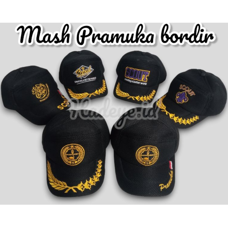 TOPI JARING PRAMUKA / TOPI PRAMUKA / MASH PRAMUKA TERMURAH