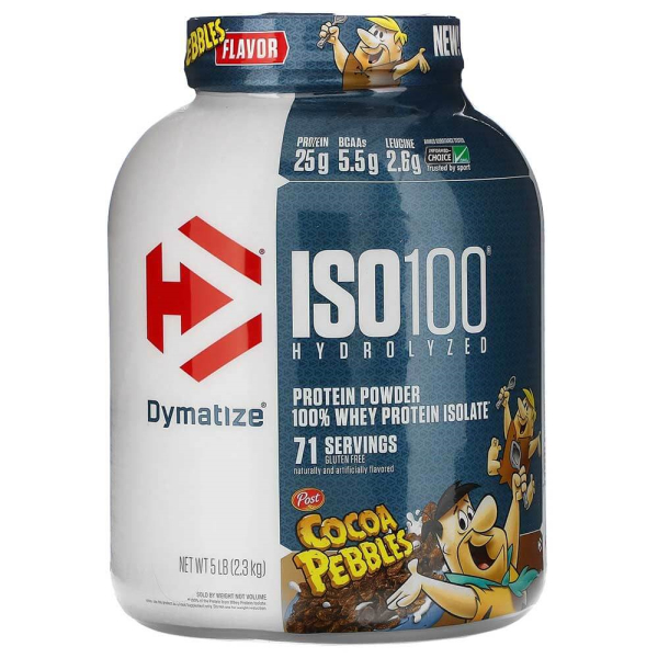 DYMATIZE ISO 100 5 Lb WHEY PROTEIN ISOLATE HYROLYZED ISO 100