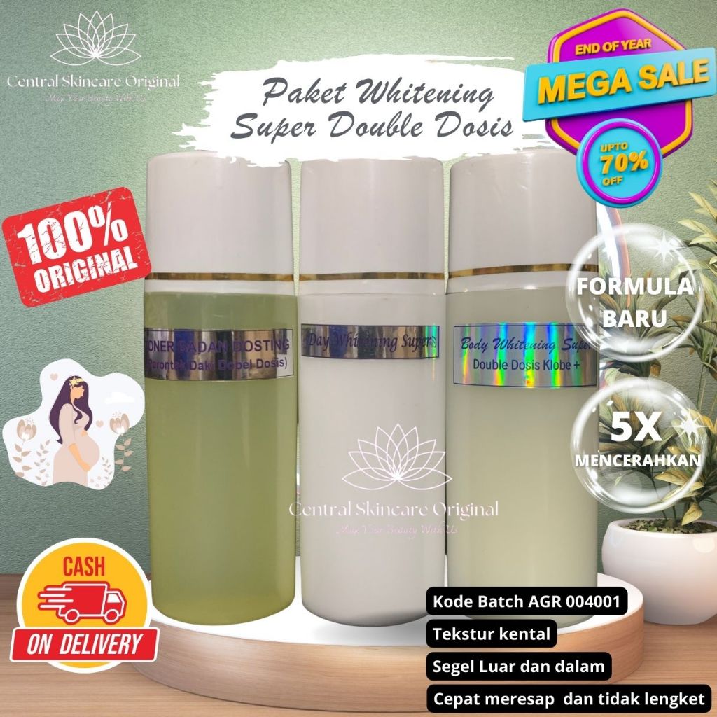 [ PAKET WHITENING ] HB whitening super  klobe+ double dosis/ HB super 004001 / Hb dosting / HB anggu