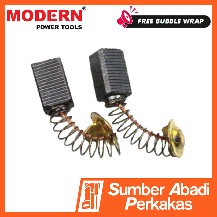 MODERN CB21 Carbon Brush Kul Spul Sepul Arang Brostel Bostel CB 21 Mesin Bor JIZ13 JIZ-13 Gerinda M-