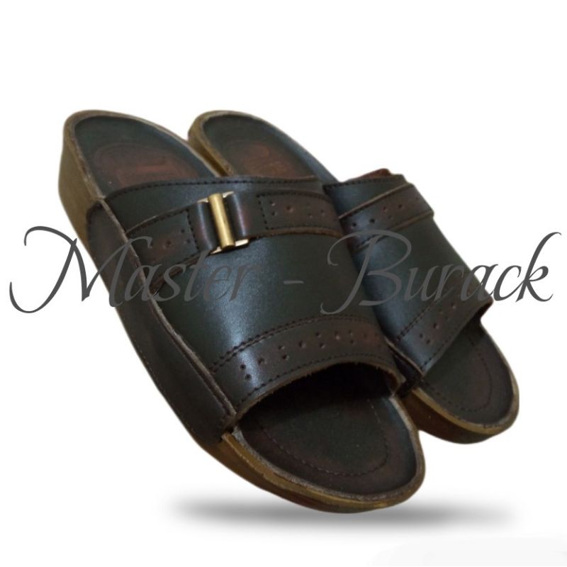 Sandal Slop Pria 100% Full Kulit Asli Sandal Model Indian || Sandal Kulit || Sandal Asli Kulit