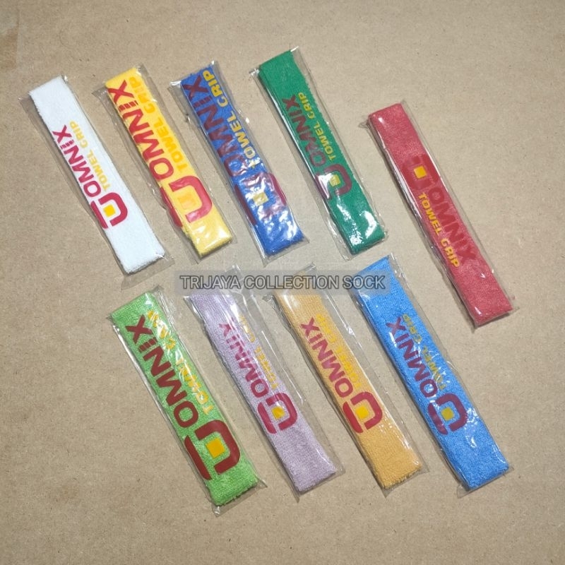 (Grosir) 1 Lusin Towel Grip Raket Badminton Bahan Handuk Polos