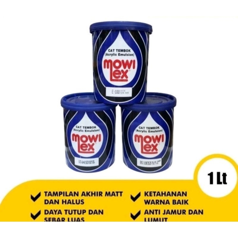 MOWILEX 1 LITER / CAT TEMBOK MOWILEX 1 KG / CAT INTERIOR MOWILEX