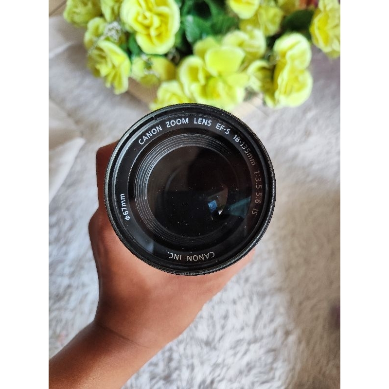 lensa canon 18-135mm second normal Siap Pakai