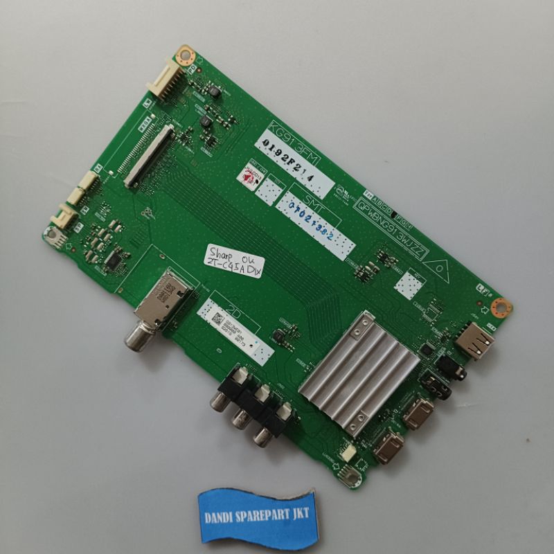 SHARP 2T C45AD1X 45 INCH - MAINBOARD TV - mesin tv led