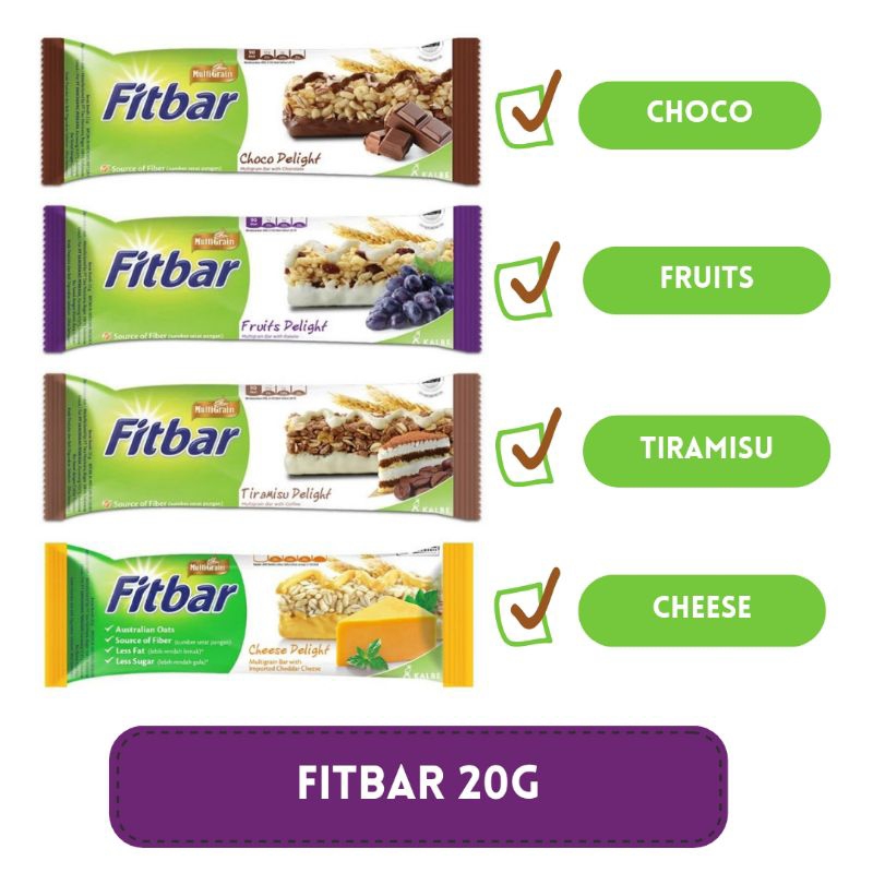 

FITBAR MULTIGRAIN 20G ALL VARIAN