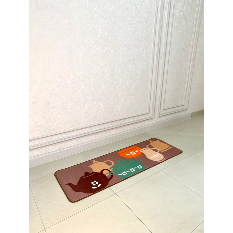 keset panjang, keset dapur cokelat